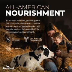 Immunity and gut health support with ForestLeaf Colostrum Powder