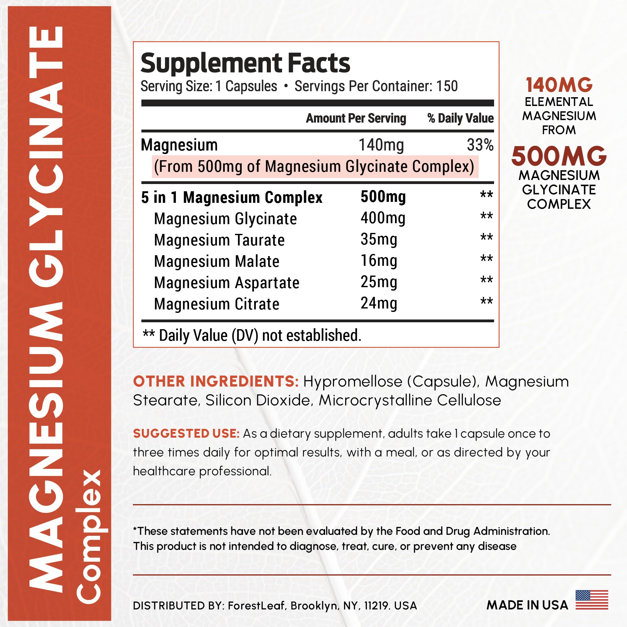 Nerves and muscles concept showing magnesium glycinate benefits