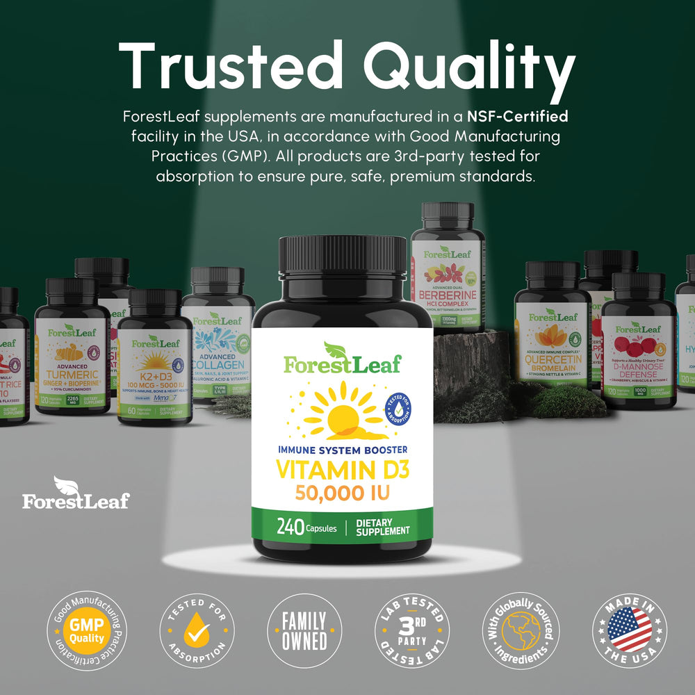 Made in USA and third-party tested seal