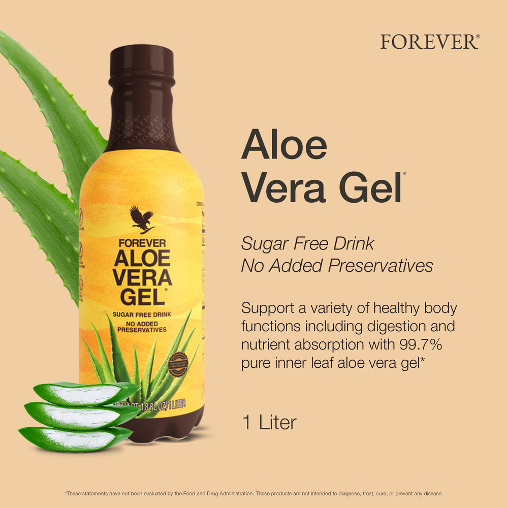 Aseptically processed Forever Aloe Vera Gel preserving freshness