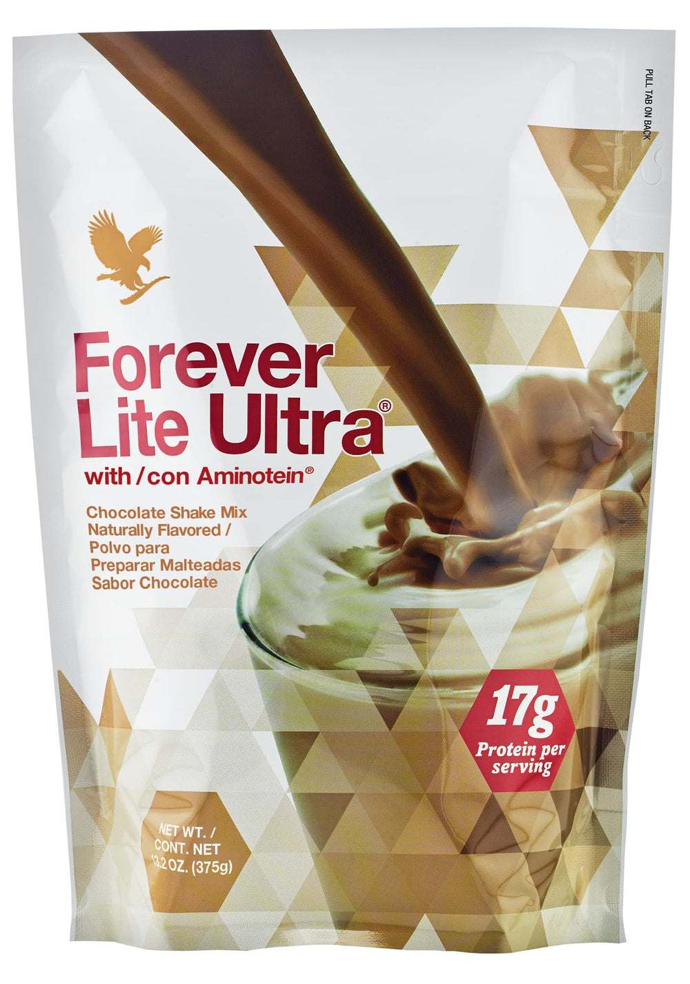 Forever Lite Ultra Chocolate Protein Shake 13.2 oz container