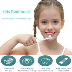 DuPont soft bristles on pediatric toothbrush head