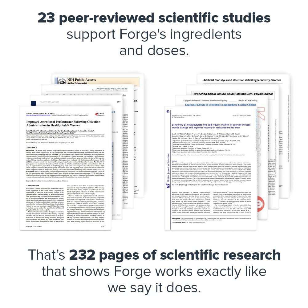 Forge Fasted Fat Burner ingredient list