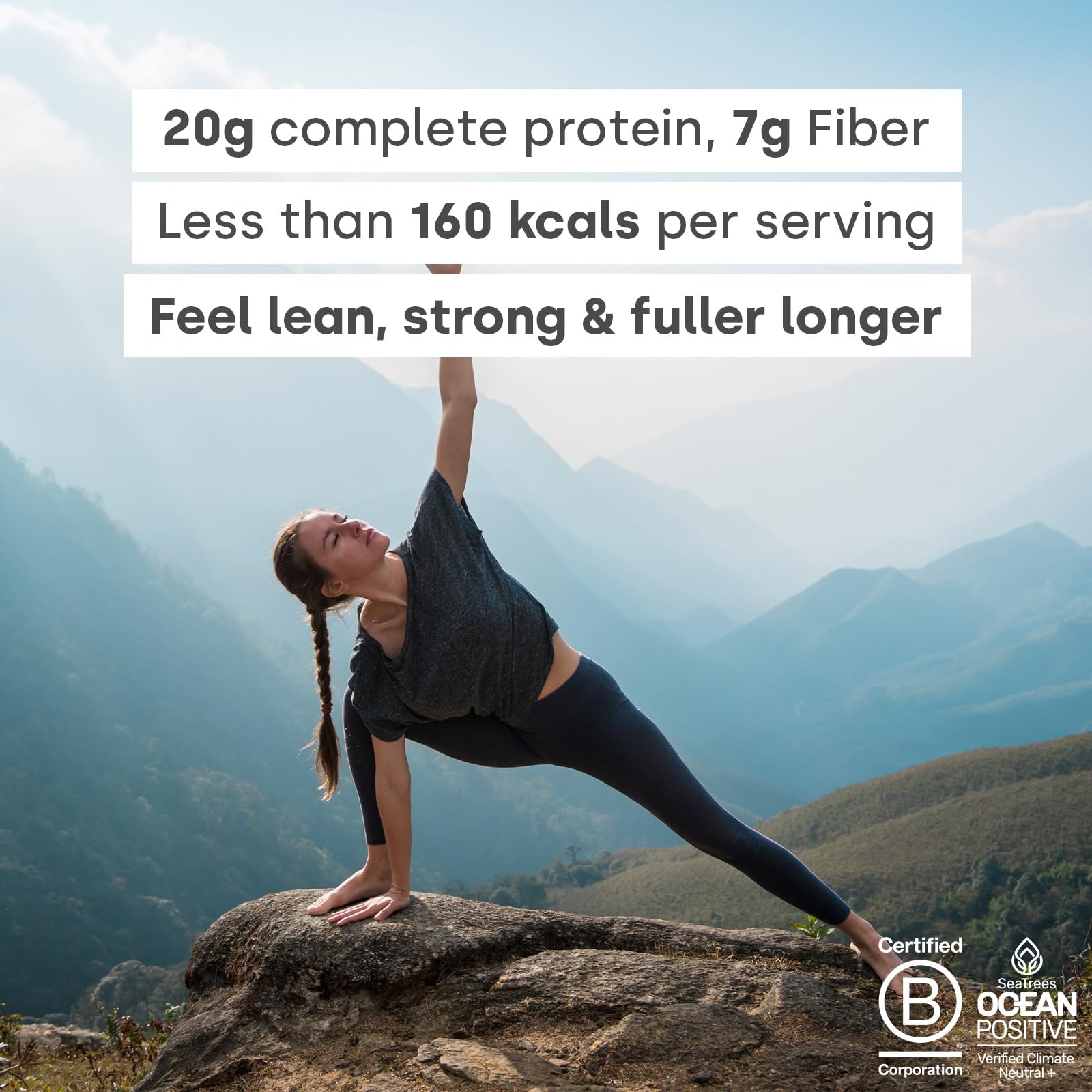 Form Superblend Protein digestive enzymes graphic shows gut health support.