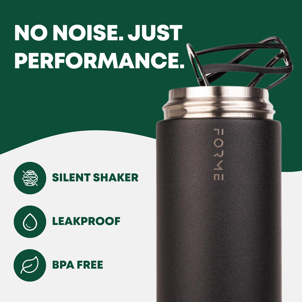 FORME blender shaker bottle double-insulated 700ml keeps drinks cold or hot