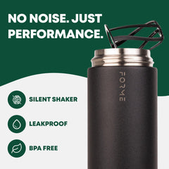 FORME blender shaker bottle double-insulated 700ml keeps drinks cold or hot