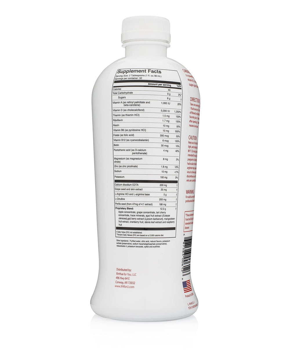 ForMor Cardio Cocktail liquid in glass ready to mix for energy support.