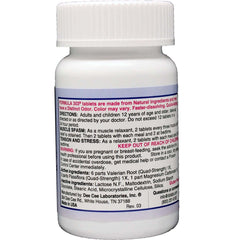 Valerian root, passion flower, and magnesium ingredients in Formula 303