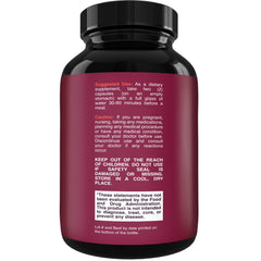 Forskolin weight loss capsules on white background