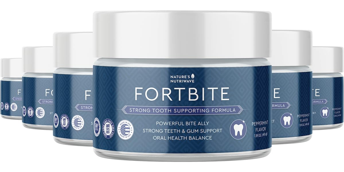FortBite packaging and label highlighting natural ingredients