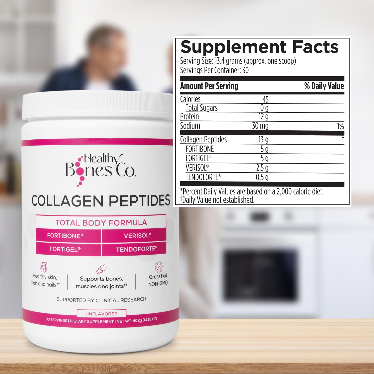 Unflavored Fortibone collagen powder