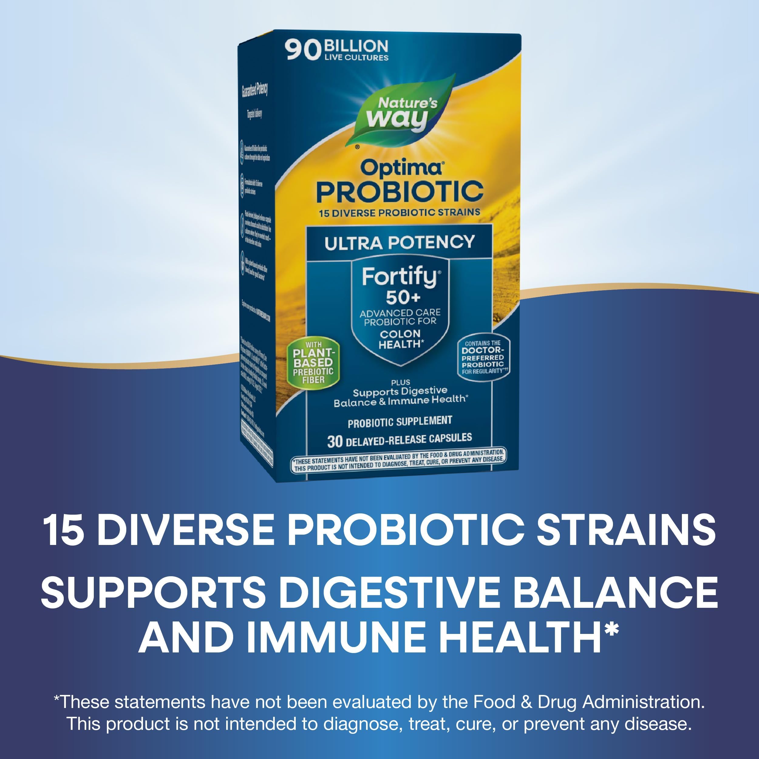 Packaging may vary note for Fortify Optima Probiotic