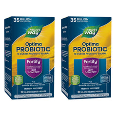 2-pack Nature's Way Fortify Optima Probiotic bottle with 30 capsules