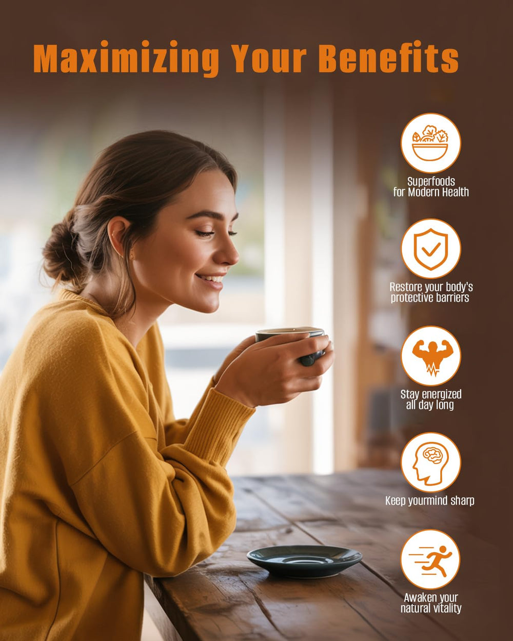 Reishi mushroom close-up used in FORTISCA Mushroom Coffee