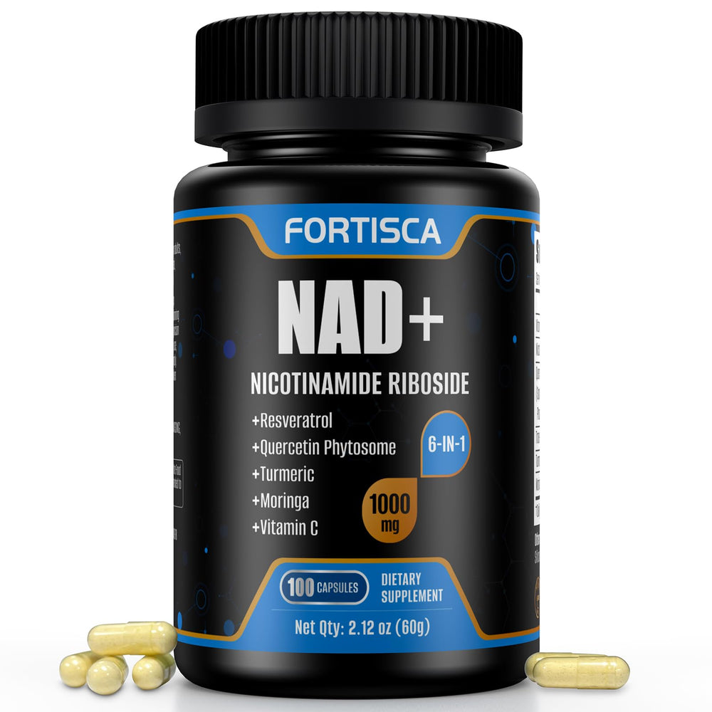 Fortisca NAD+ packaging and label