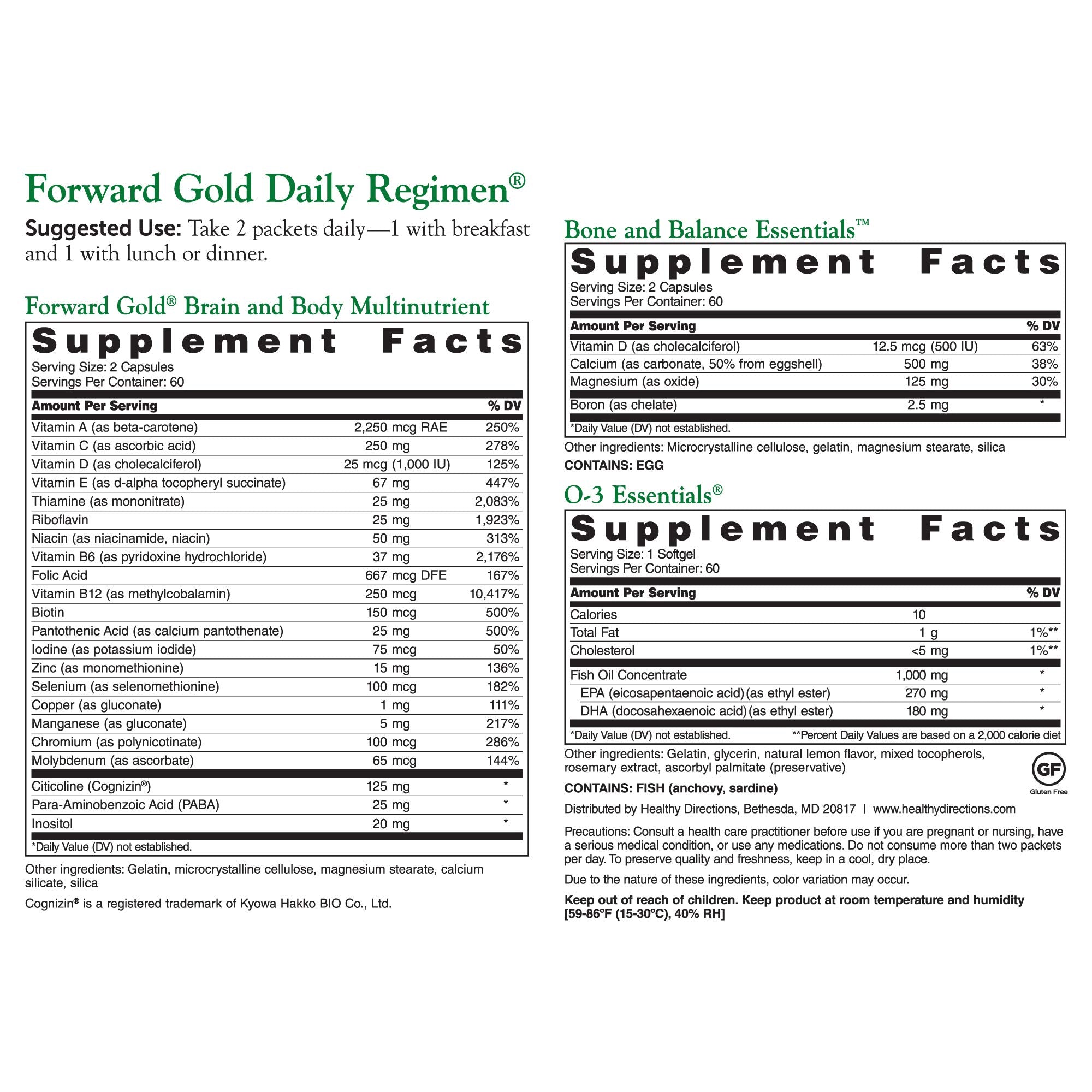 Forward Gold 60-packet supply