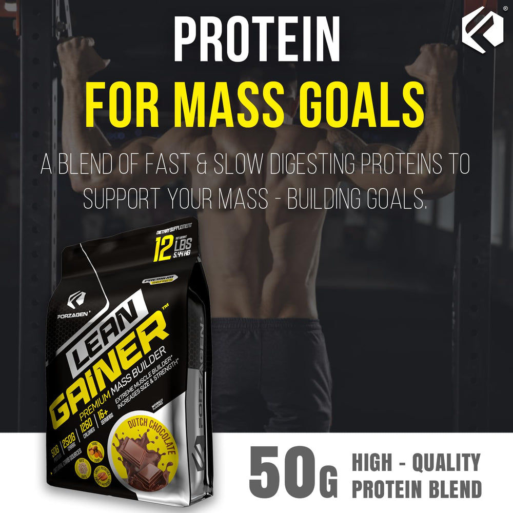 Forzagen Lean Gainer athlete training scene suggests fueling workouts.