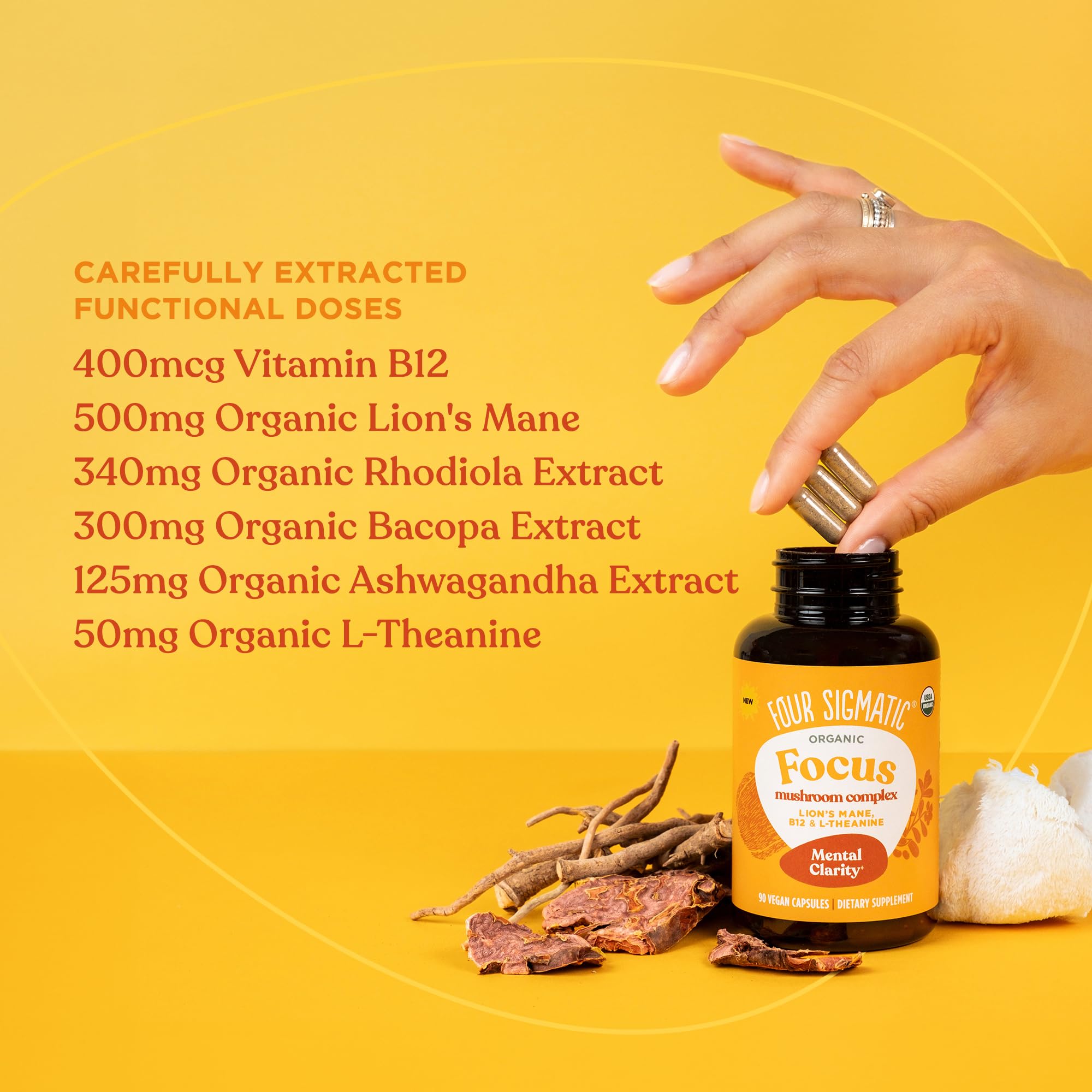 Branding emphasizing plant-based ingredients
