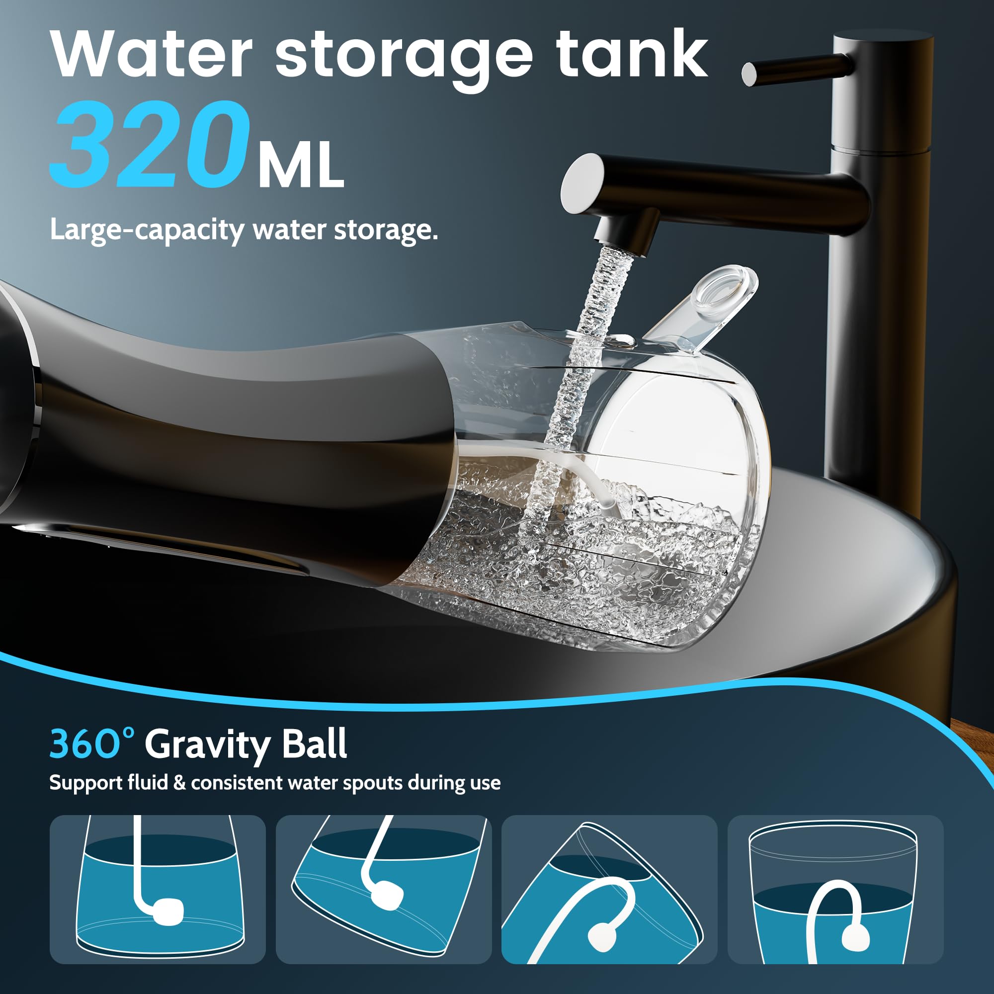 Four tips for using a water flosser