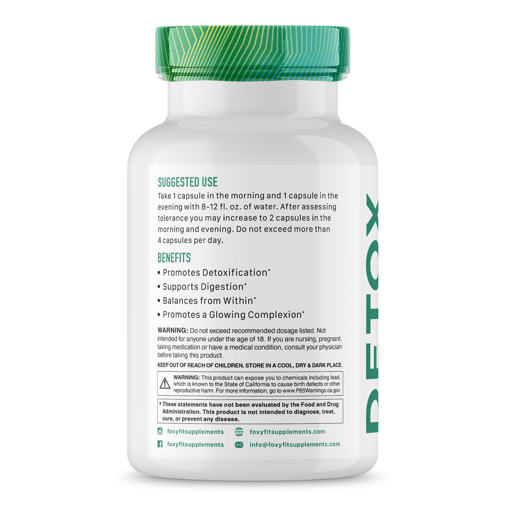 Herbal ingredients used in FoxyFit Detox for Her