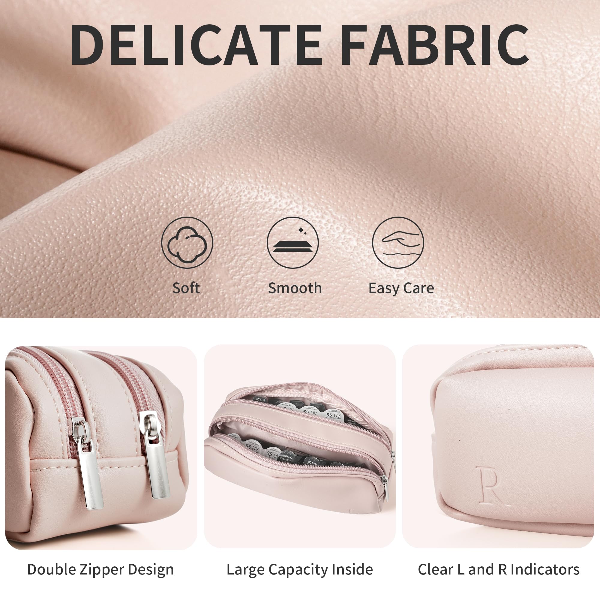 Capacity shows up to 60 lenses in the organizer