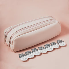 Water-resistant disposable contact lens dispenser inside the case