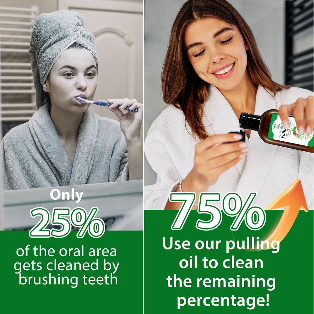 Close-up of fractionated coconut oil used in the formula.