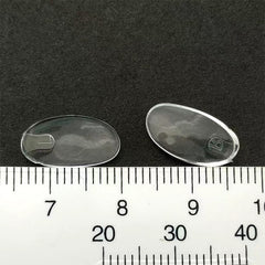 Frameless glasses nose pad replacement