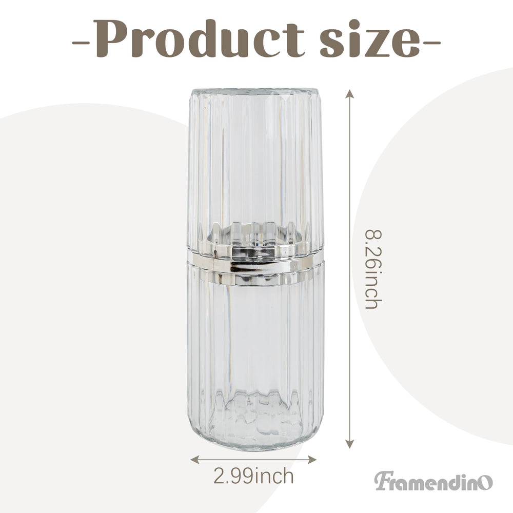 Framendino 2-in-1 toothpaste holder for camping in PET material
