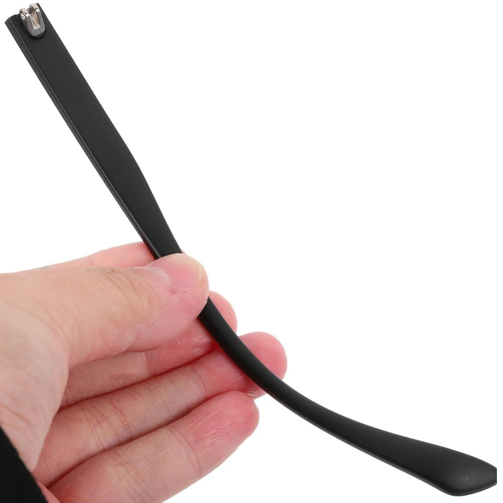Temple tips included for secure arm ends