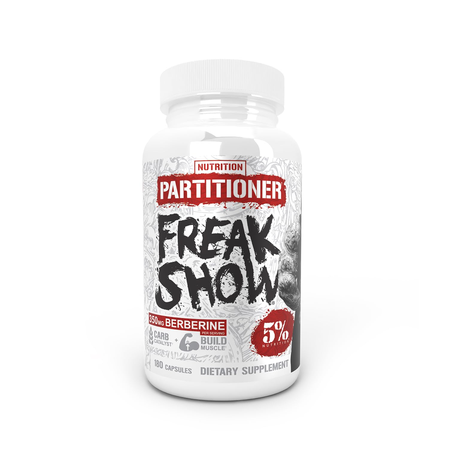 Freak Show 180 capsules bottle front label