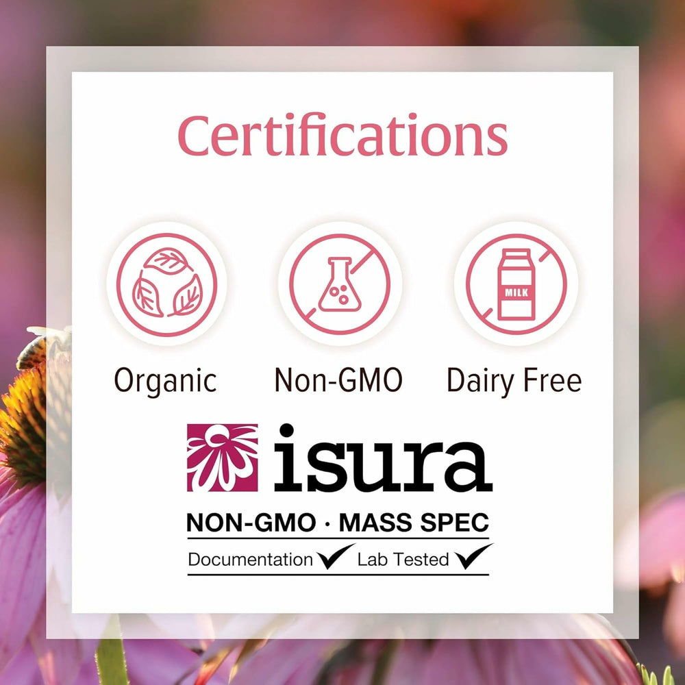 Dairy-free, gluten-free and soy-free label on product