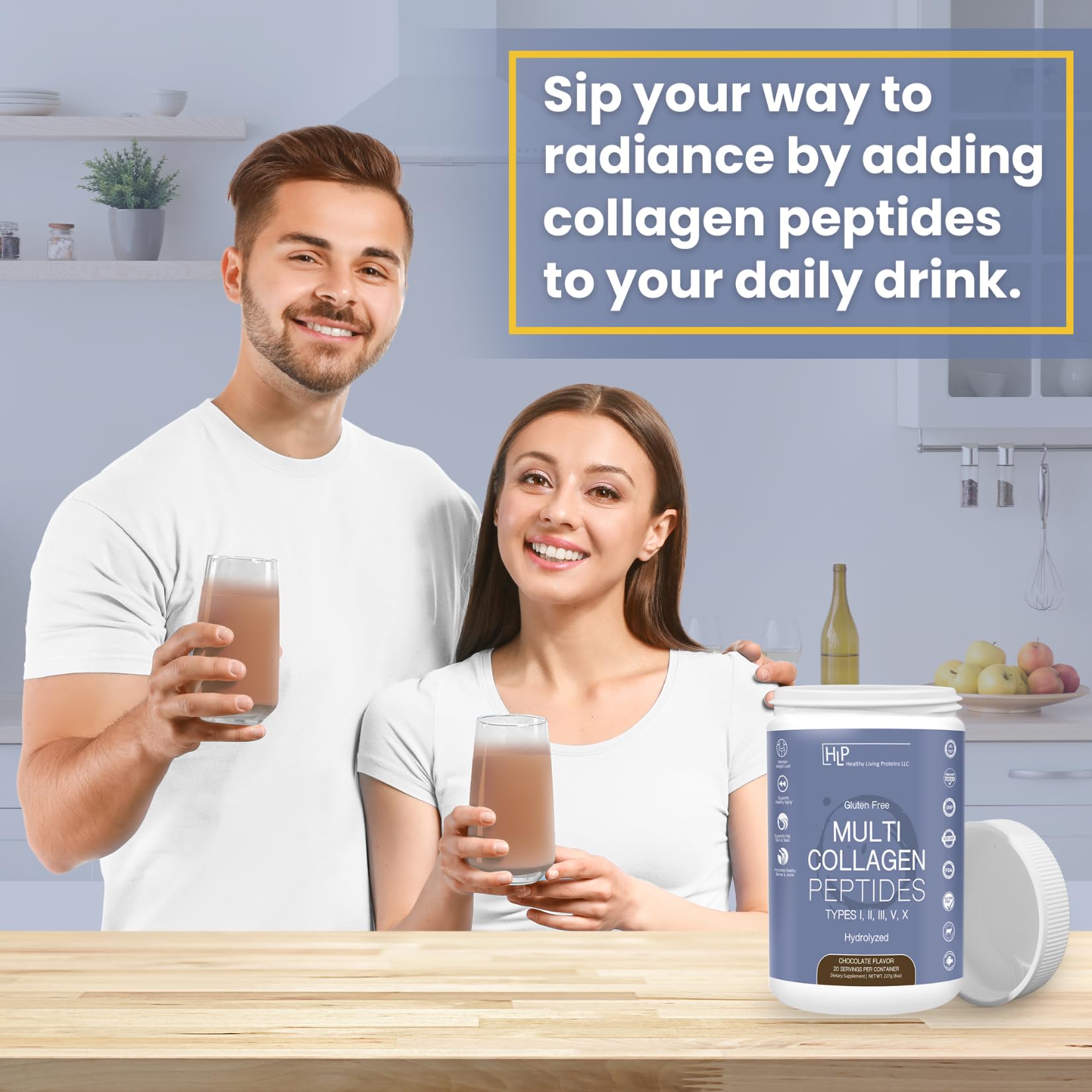 Free-range chicken collagen source