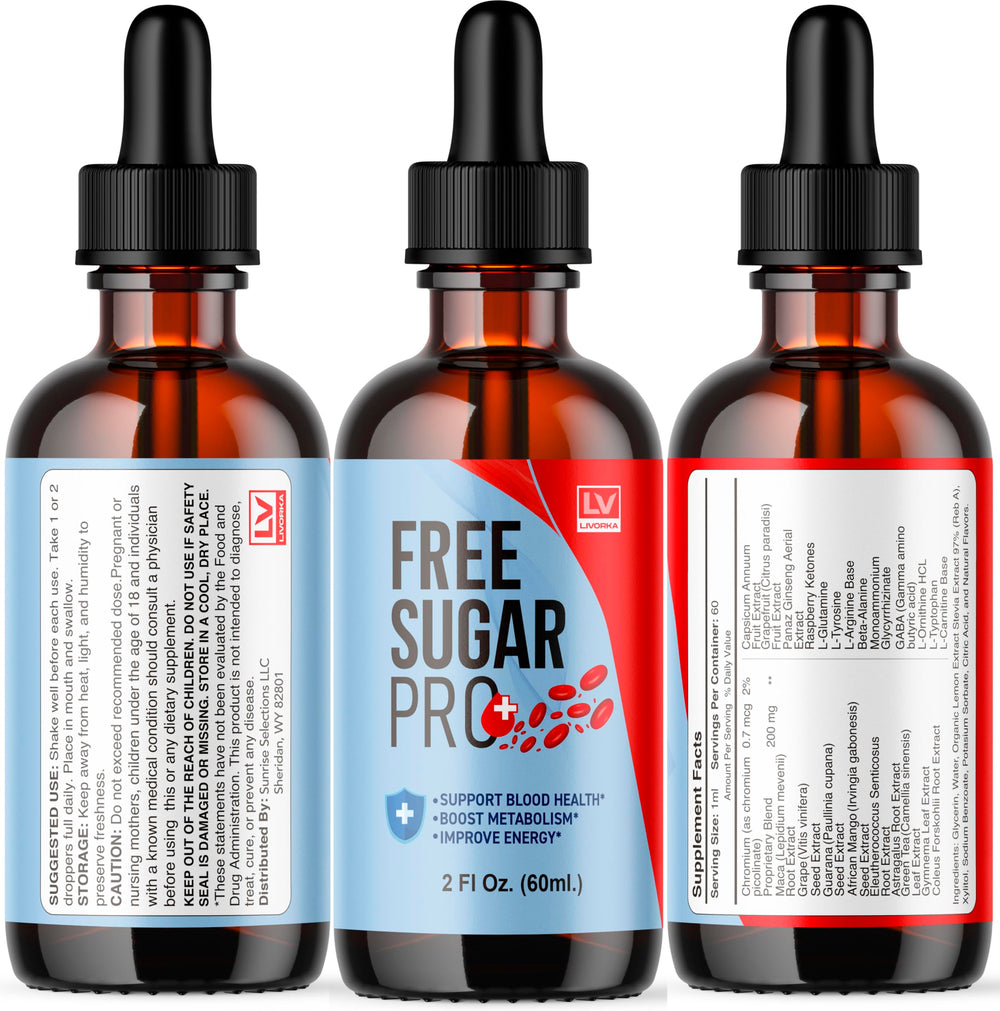 Gift-ready 3-bottle Free Sugar Pro set