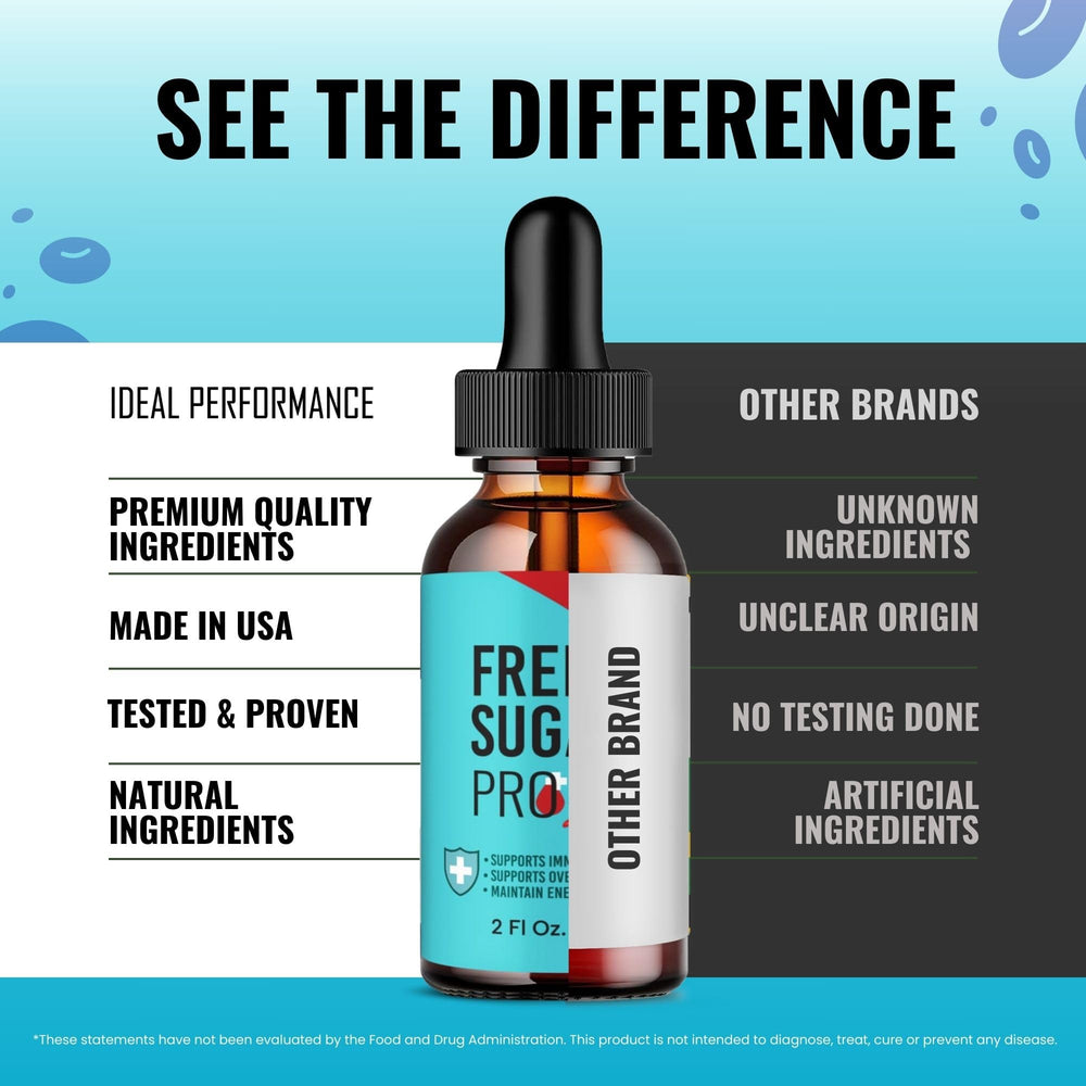 Free Sugar Pro Drops five-pack packaging