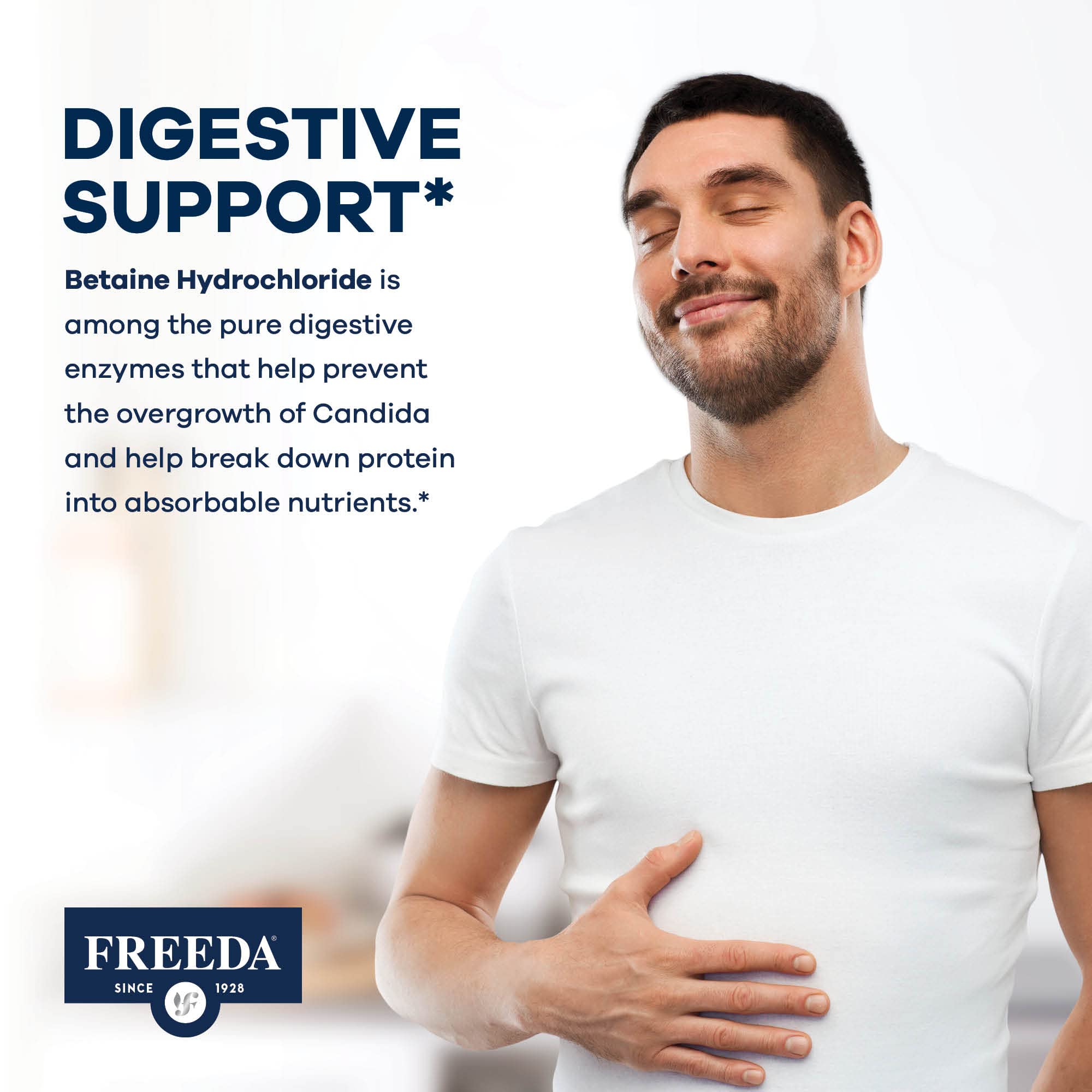 Kosher certified Freeda Betaine HCl