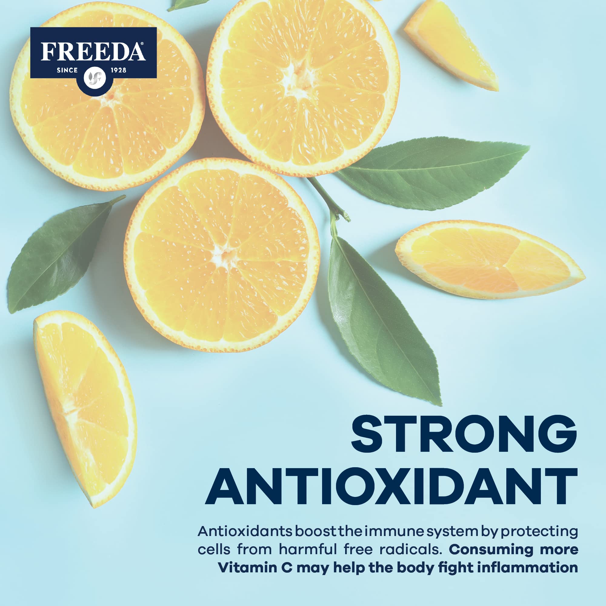 Kosher vegan certified FREEDA Vitamin C Powder