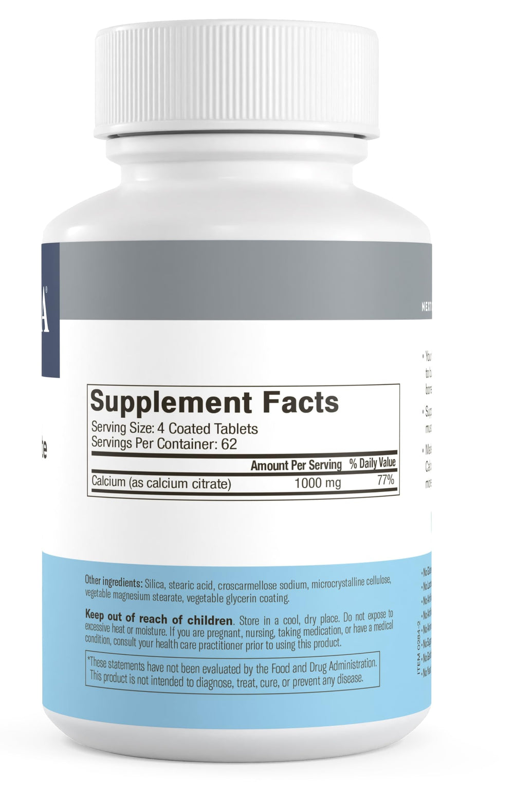 Made in USA GMP facility Freeda calcium citrate