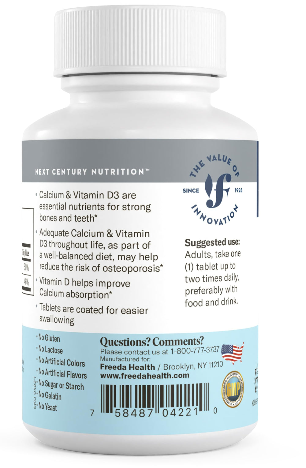 Made in USA GMP-certified facility