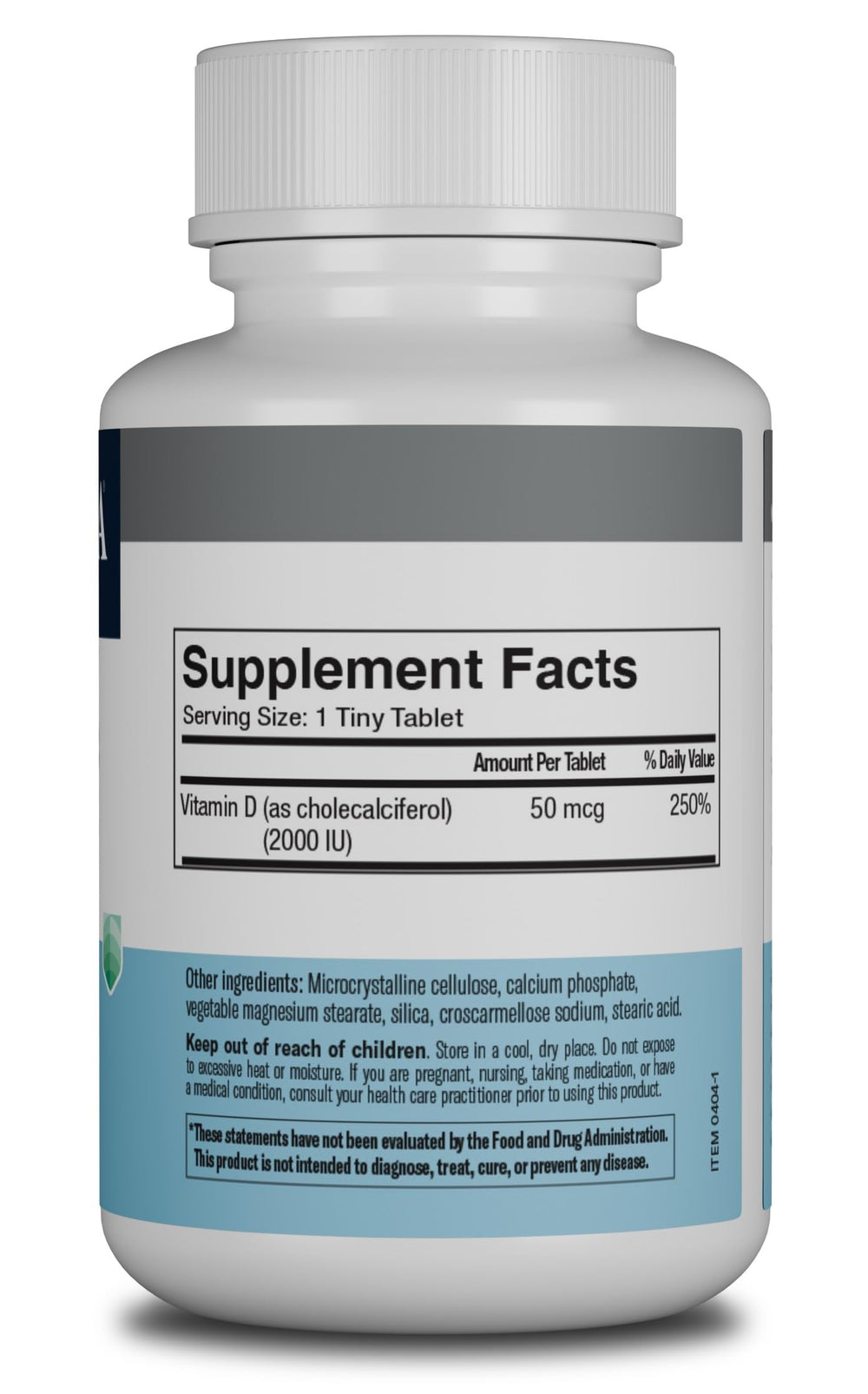 Tiny easy-to-swallow Vitamin D3 tablets by Freeda