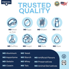 Kosher and vegan certification seal on product