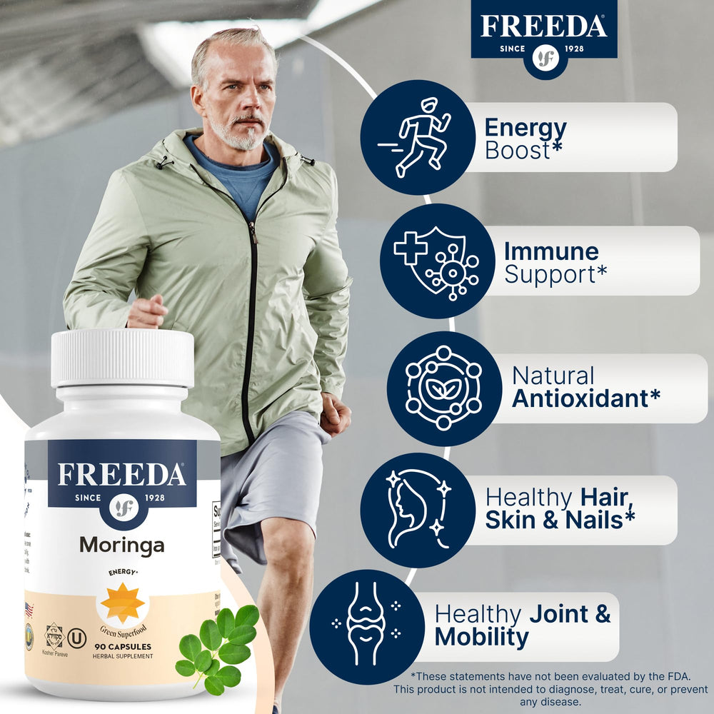 Capsules representing energy, immune support and digestion