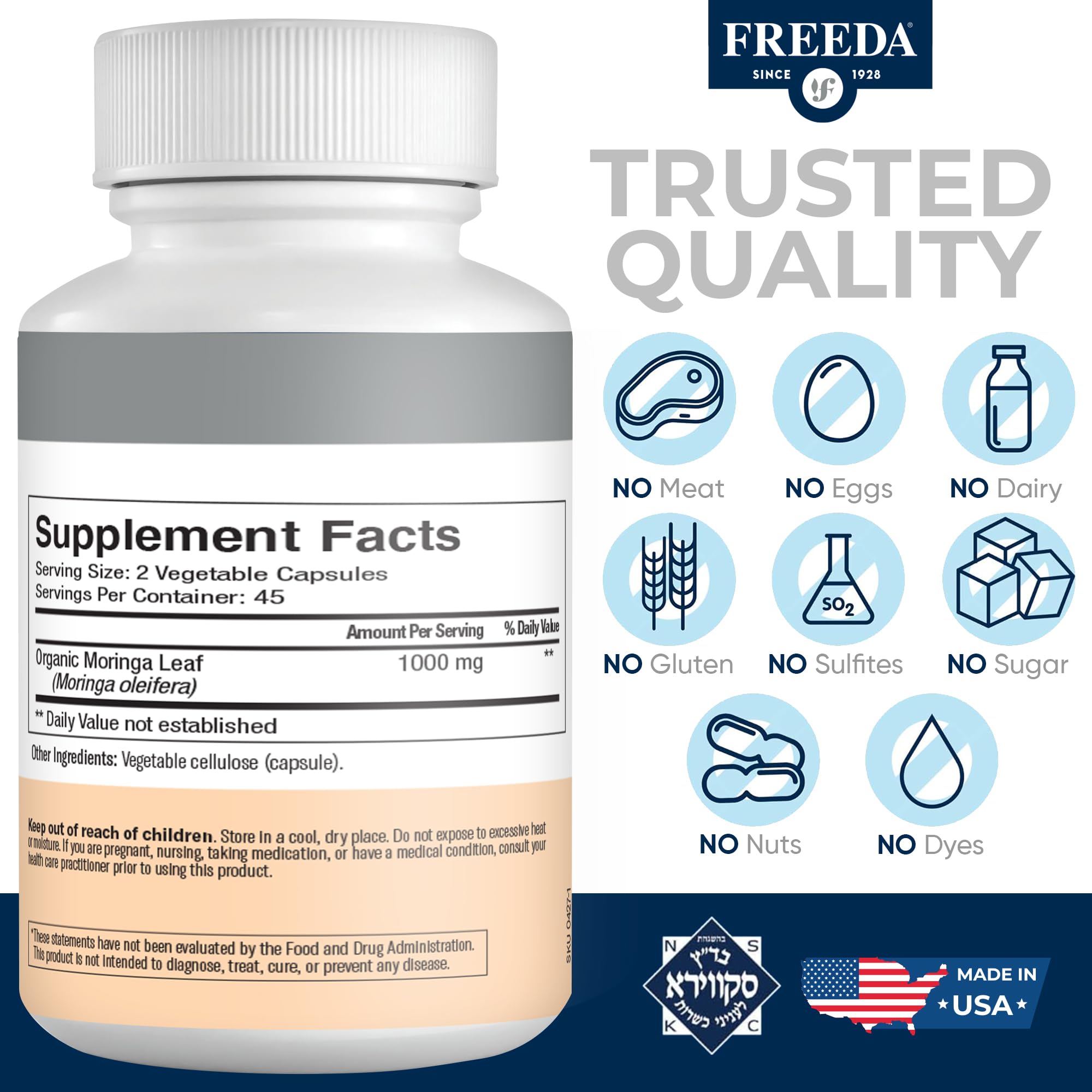 Made in USA GMP-certified facility