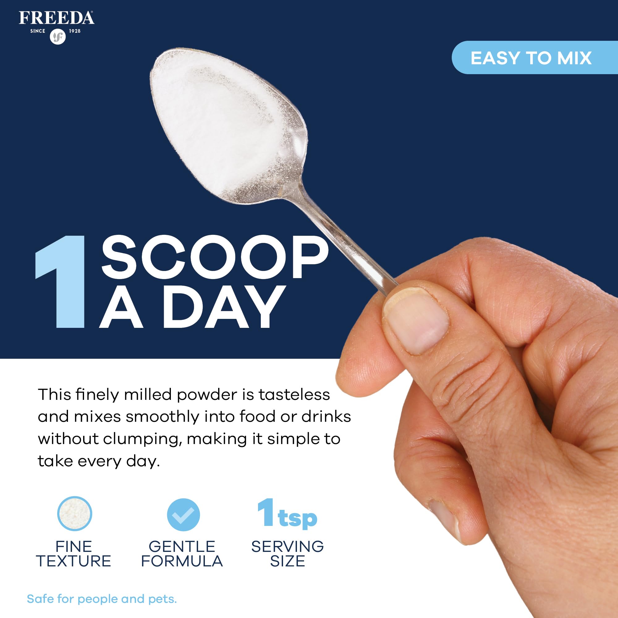 Freeda product packaging and label design