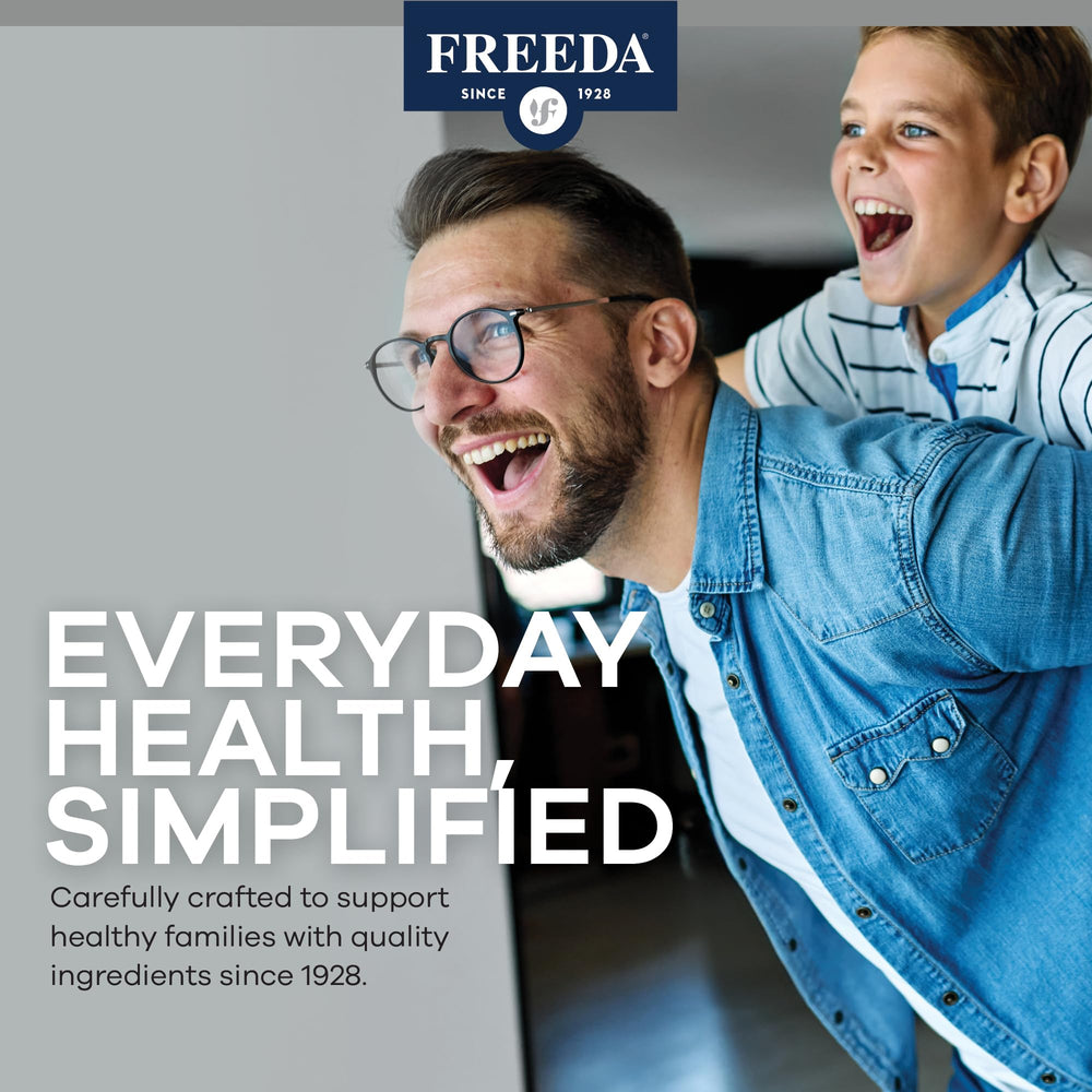 Made in the USA in a GMP-certified facility for Freeda SCD Multivitamin