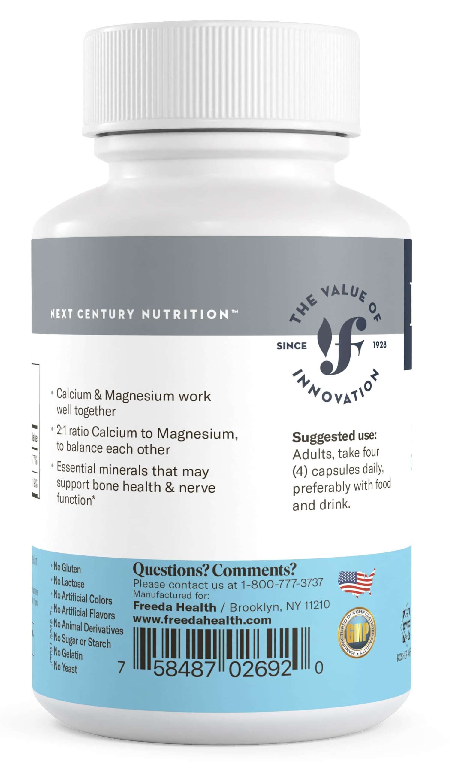 Calcium and magnesium ingredients list