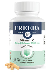 FREEDA Vitamin C Timed Release 1000mg bottle – front view