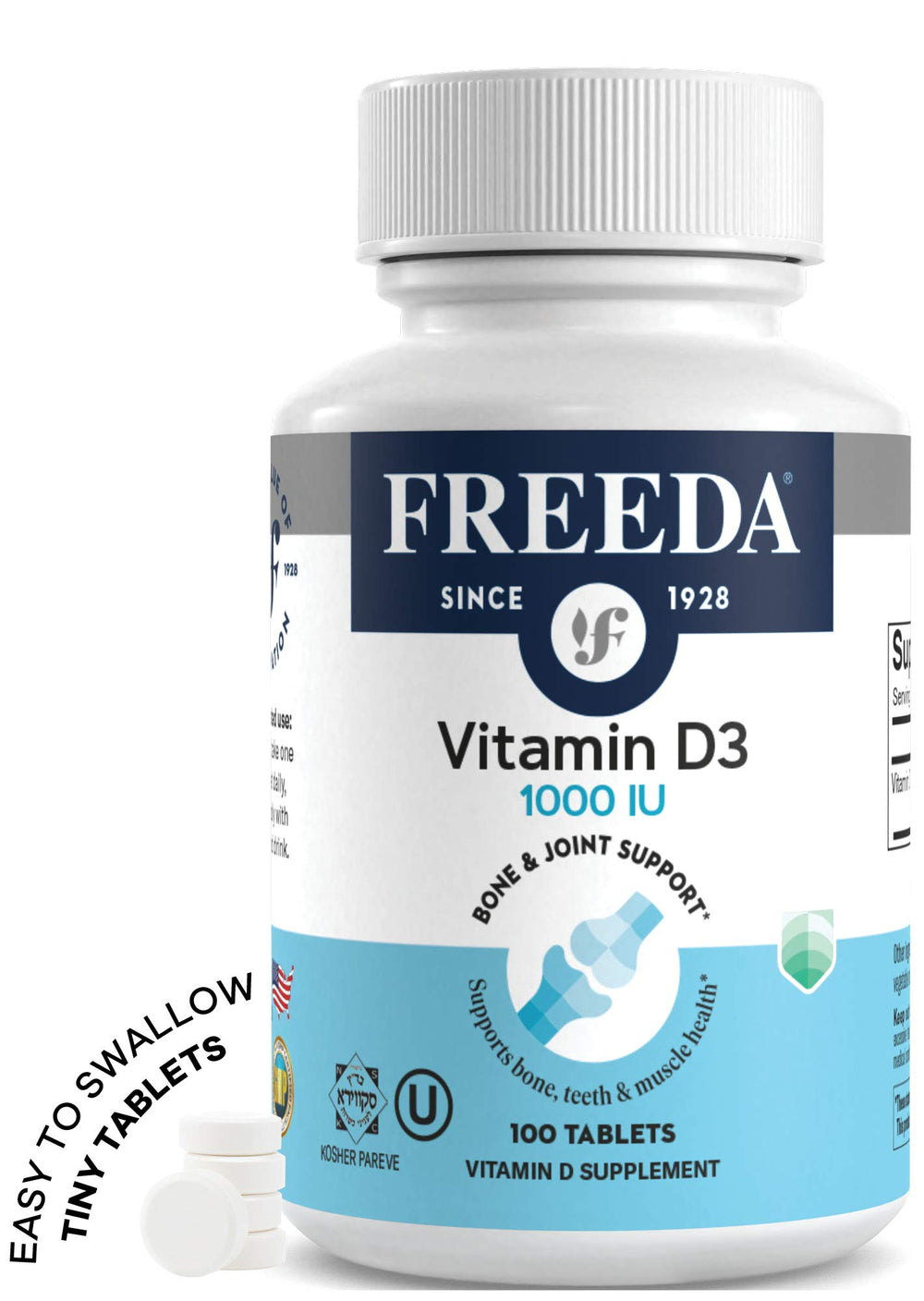 Healthy lifestyle concept with Vitamin D3 tablets