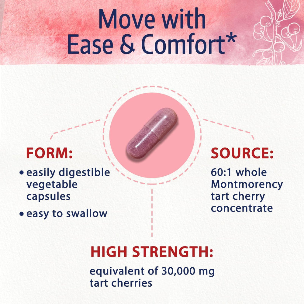 Close-up of freeze-dried tart cherry extract