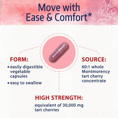 Close-up of freeze-dried tart cherry extract